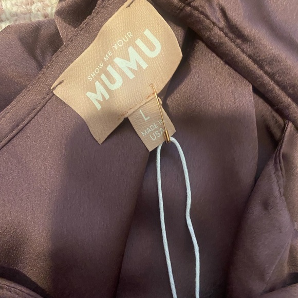 Show Me Your MuMu Lavender Midi Dress - Picture 3 of 7